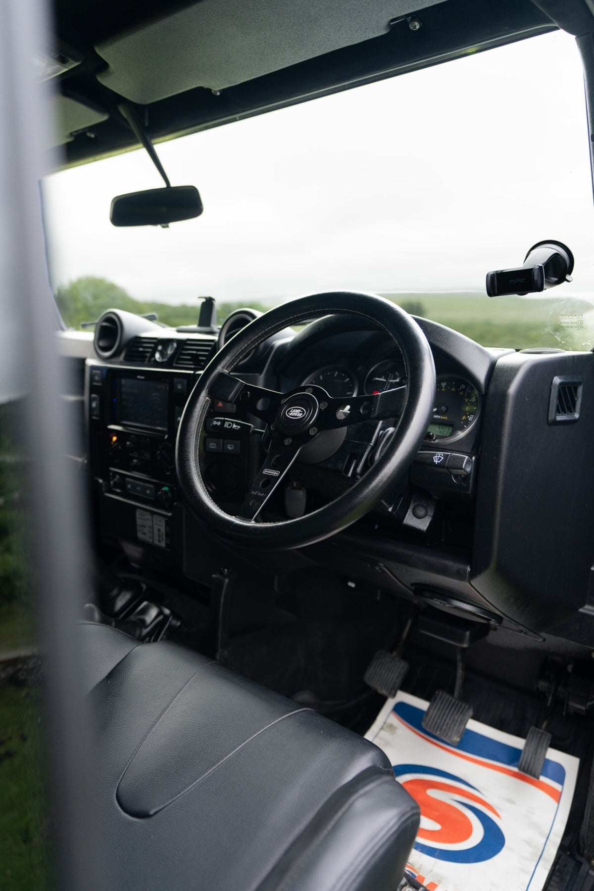 Steering wheel and dash