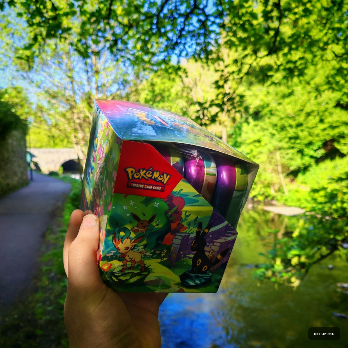 Prismatic Evolutions Mini Tin